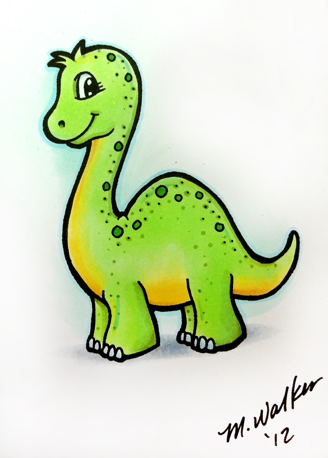 1146x1600 I Like Markers Quick Dinosaur Sketch - Dinosaur Sketch