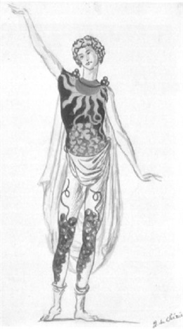 261x470 Dionysus By Giorgio De Chirico On Artnet - Dionysus Sketch