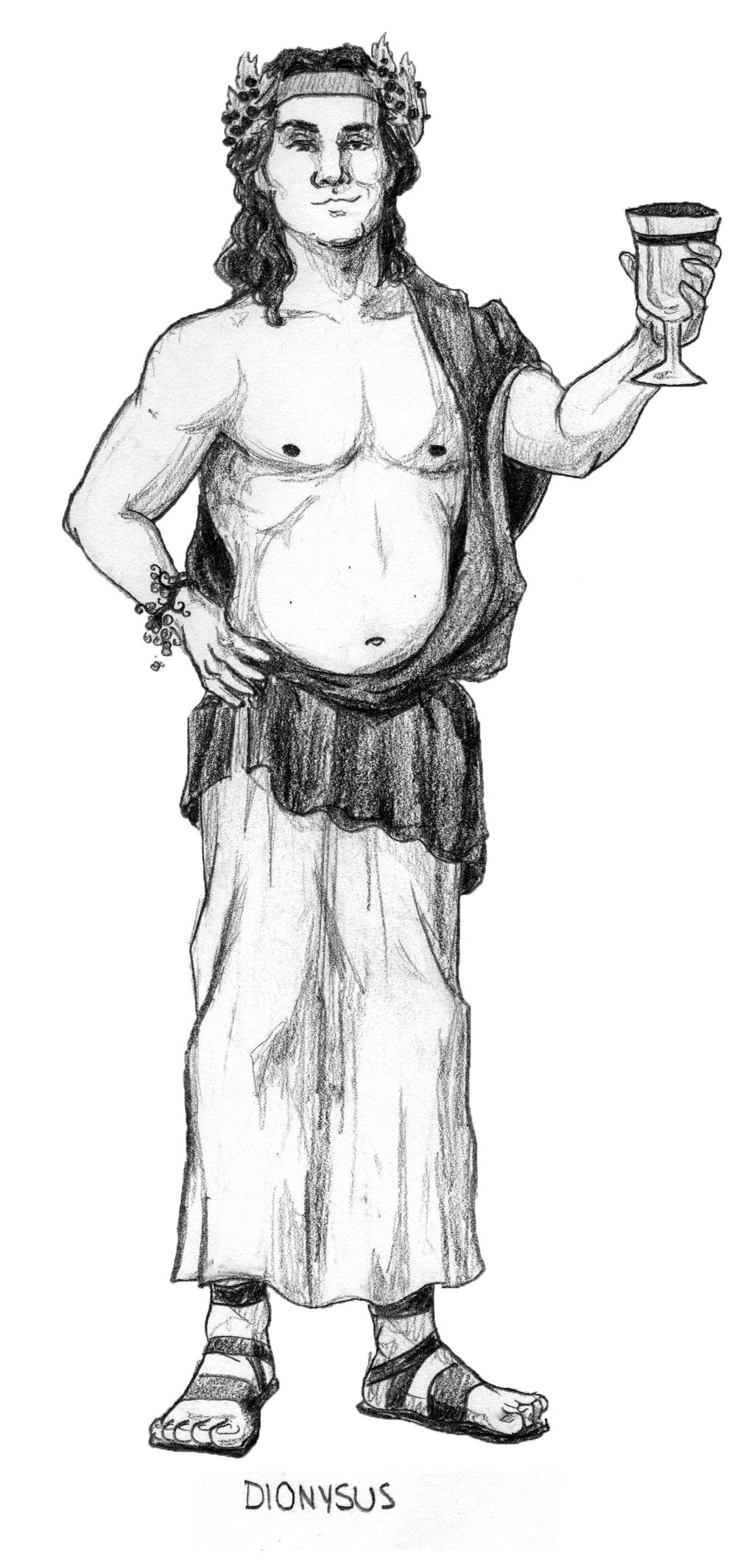 1024x2128 Dionysus By Mbecks14 - Dionysus Sketch