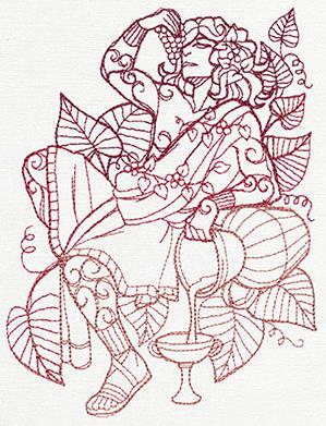 299x391 Greek Gods - Dionysus Sketch