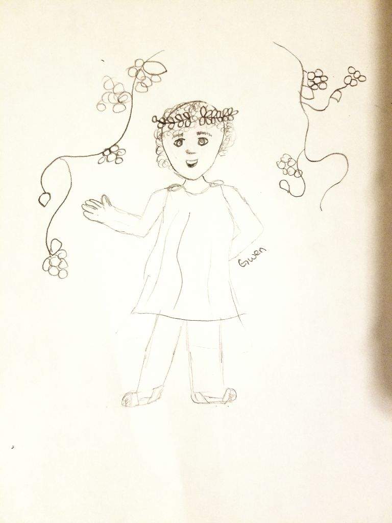 768x1024 Inktober Issue 3 Dionysus Halfblood Amino - Dionysus Sketch