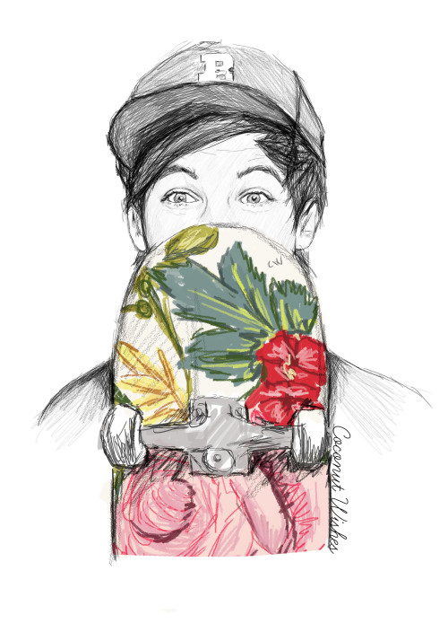 500x714 Louis Tomlinson One Direction Drawing Illustration Art 1d My Art 1 - Direction Sketch