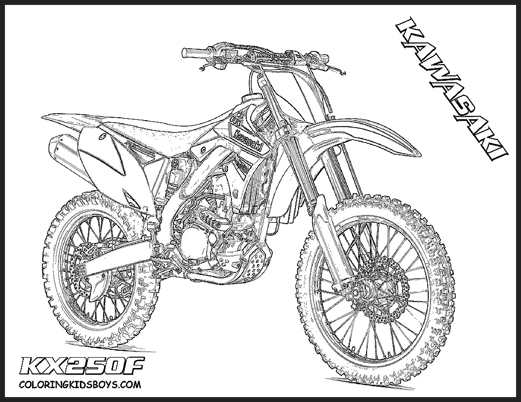 Cardudley: Pictures Of Dirt Bikes To Draw