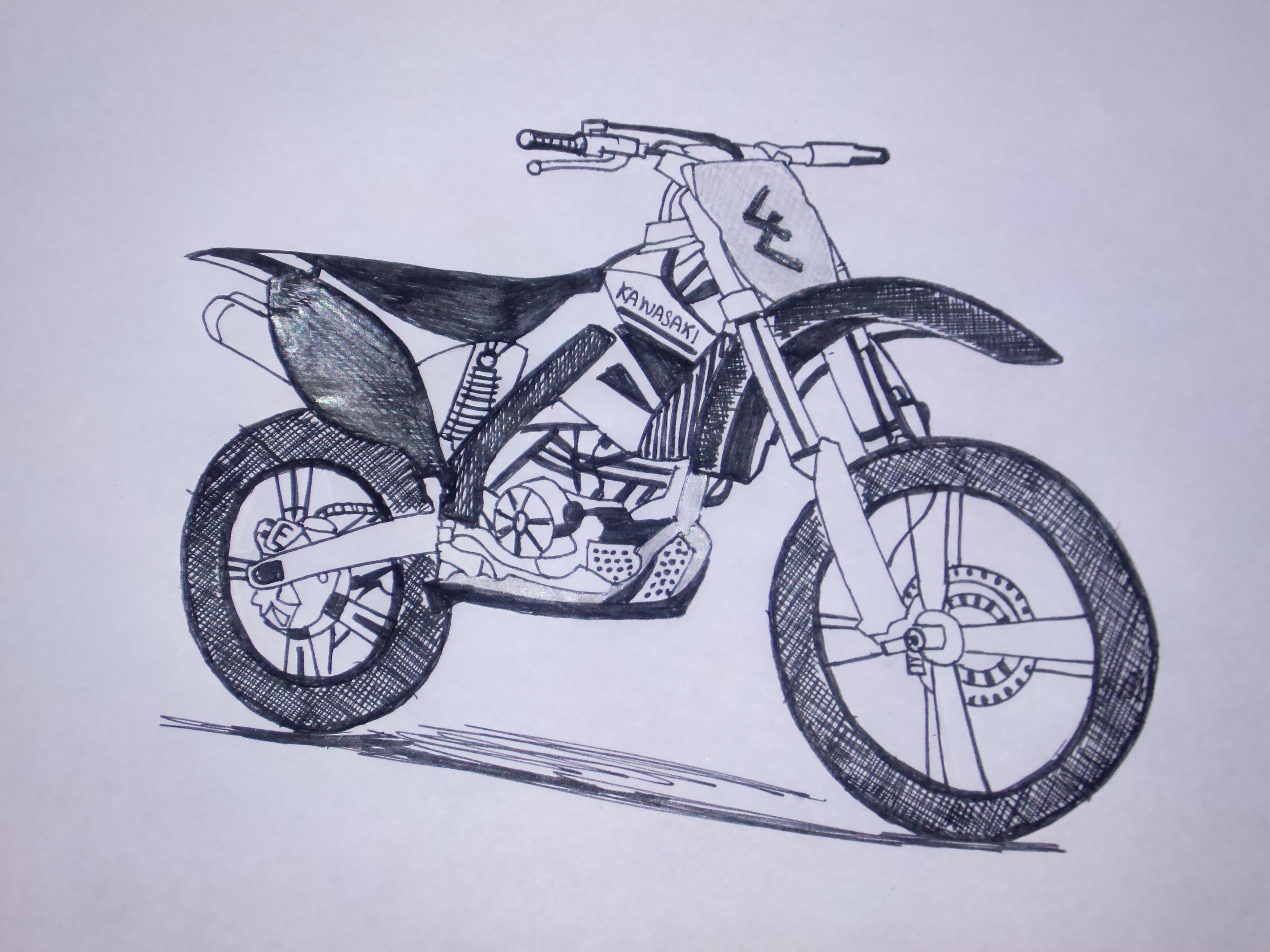 Dirt Bike Sketch at Explore collection of Dirt