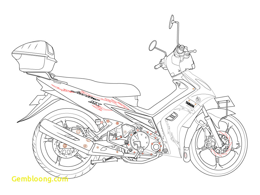 900x675 Dirt Bike Coloring Book Beautiful Yamaha Mx Sketch By - Dirt Bike Sketch