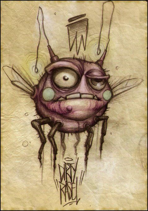 478x682 Dirty Sketches By Dirty Rasel, Via Behance Creepy Art - Dirty Sketches