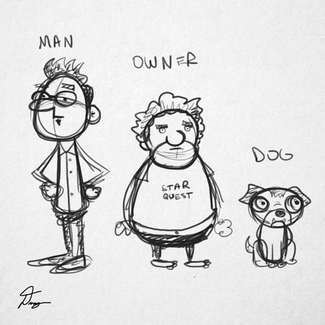1080x1080 Doogtoons Character Design Sketches For Dirty Jokes - Dirty Sketches
