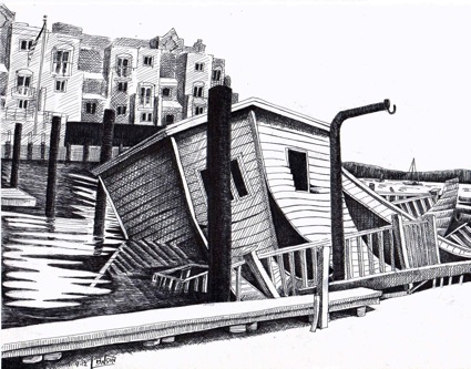 425x333 Nyack Sketch Log Sandy Still Stings, Save One Silver Lining - Disaster Sketch