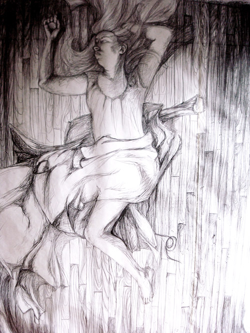 500x667 Sketch For A New Cut. Imminent Disaster - Disaster Sketch