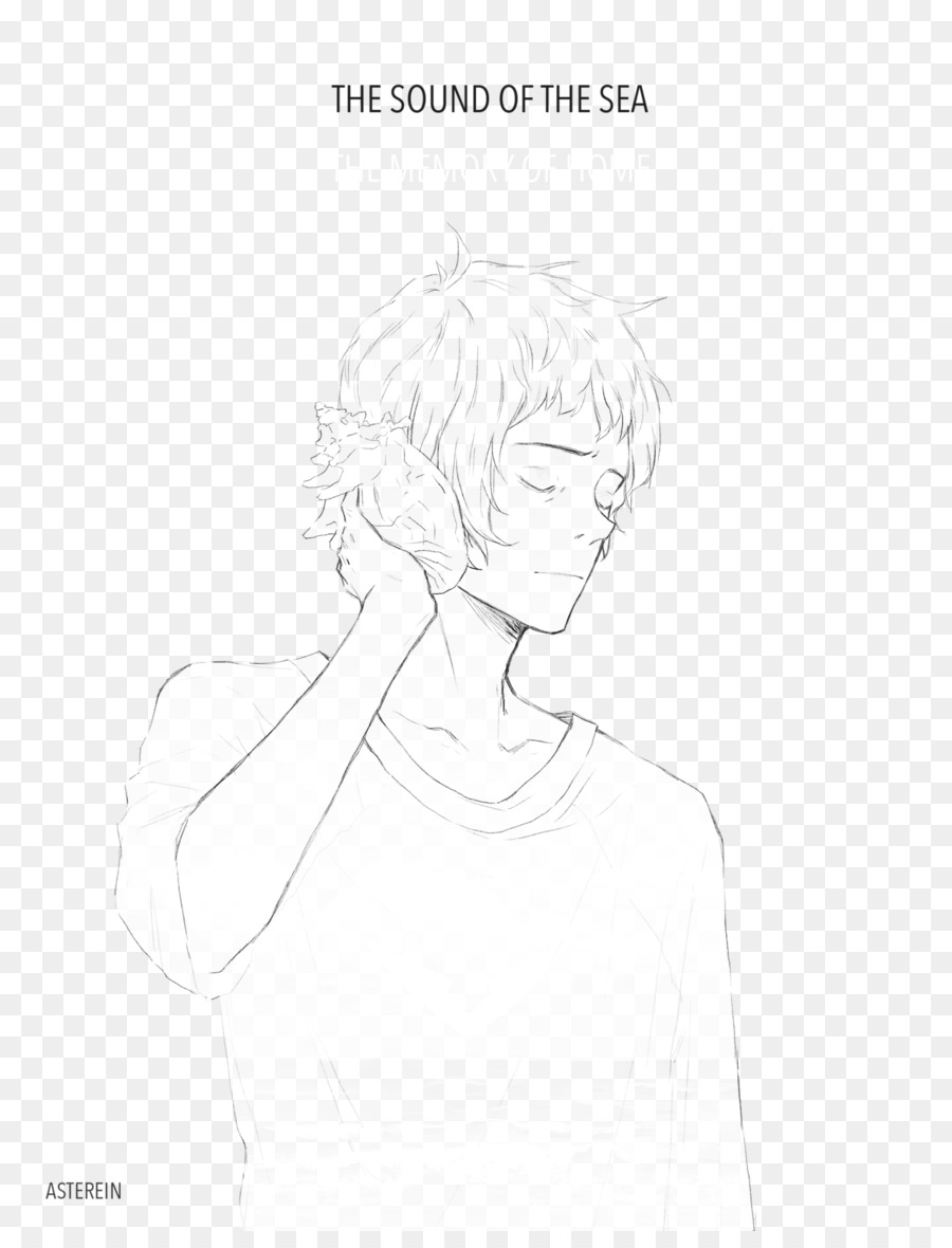 900x1180 Portrait M Ear Sketch Illustration Drawing - Disco Sketch