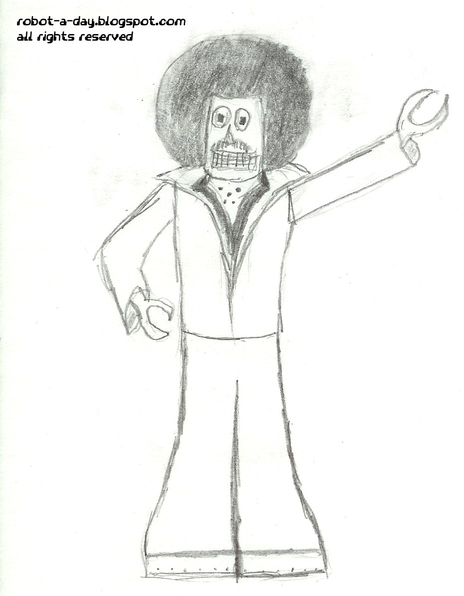 930x1194 Robot A Day - Disco Sketch