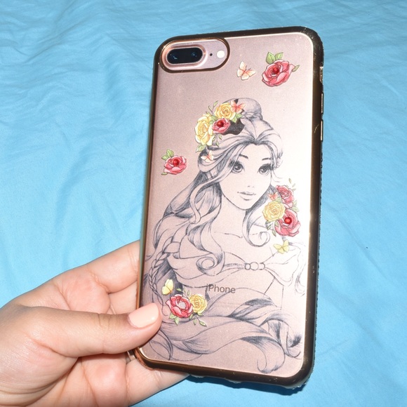 580x580 Disney Accessories Princess Belle Sketch Iphone Case Poshmark - Disney Belle Sketch