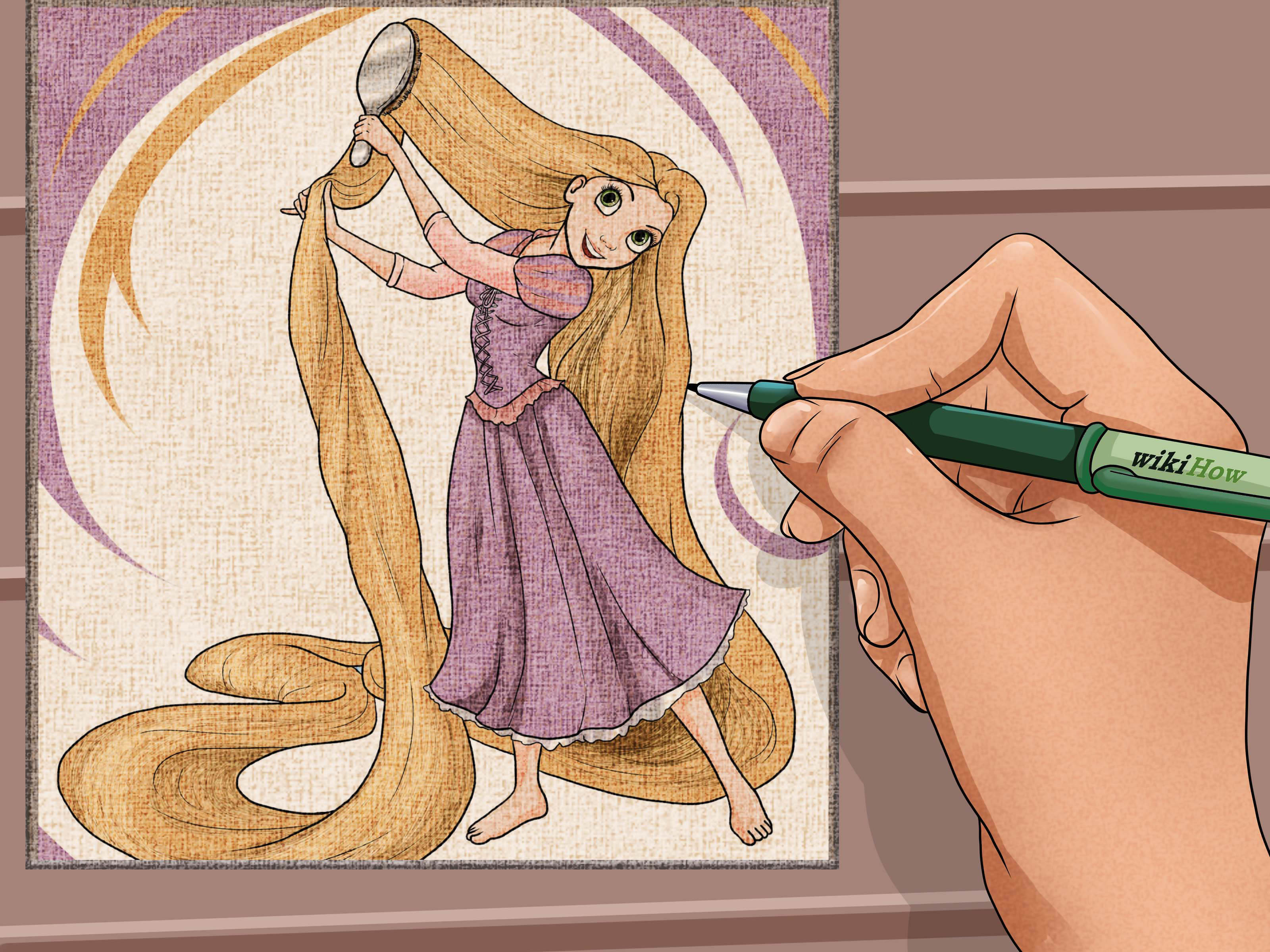 3200x2400 How To Draw Disney Princesses 14 Steps (With Pictures) - Disney Belle Sketch