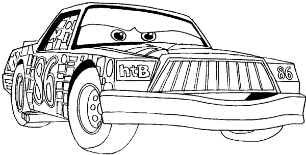 600x305 How To Draw Chick Hicks From Disney Cars Movie Step By Step Lesson - Disney Cars Sketches