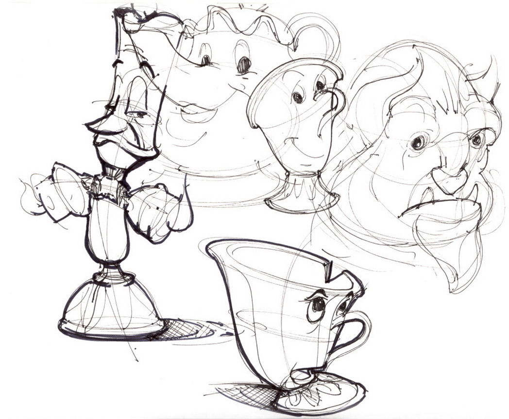 1048x863 Disney Cartoon Drawing Disney Cartoon Characters Draw Favorites - Disney Cartoon Sketches