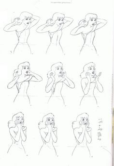 236x342 Les Heroines Disney - Disney Cinderella Sketches