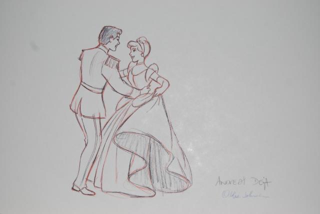 640x428 Mouseplanet - Disney Cinderella Sketches