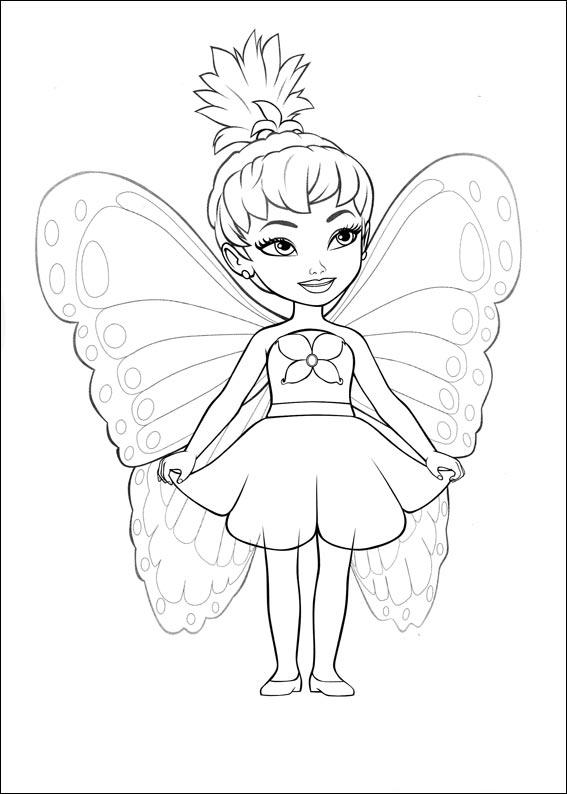 567x794 Barbie Fairy Coloring Pages - Disney Fairies Sketches