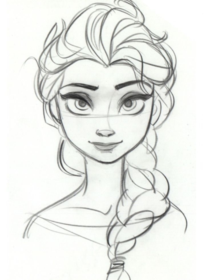 736x981 Elsa From Frozen Sketch Drawing Ideas Drawings - Disney Frozen Sketches