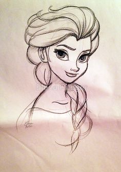 236x337 Drawings Of Disney Characters Frozen - Disney Frozen Sketches