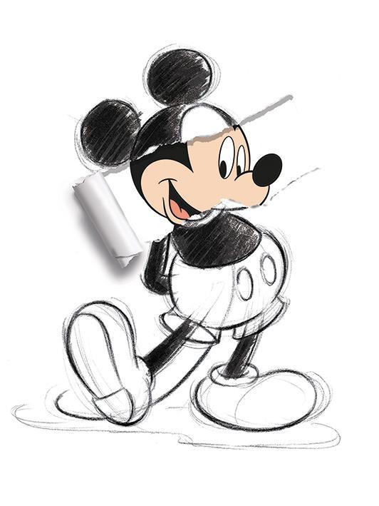 532x709 Disney - Disney Mickey Mouse Sketch