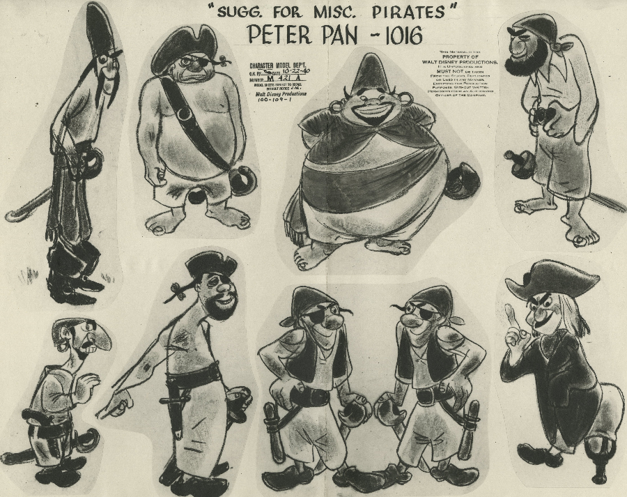 900x713 Peter Pan Model Sheet - Disney Peter Pan Sketches