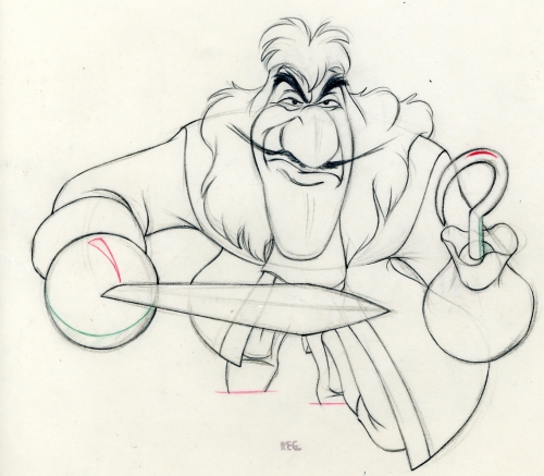 500x437 Peter Pan - Disney Peter Pan Sketches