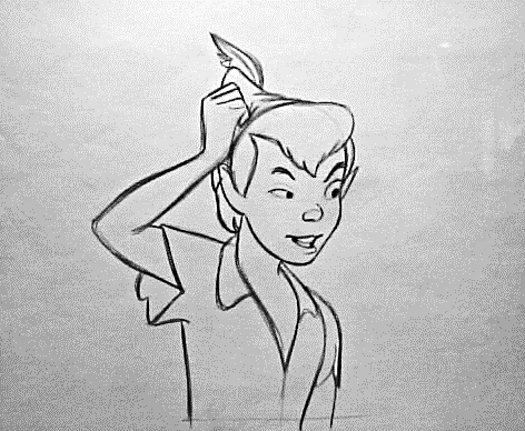 472x388 Walt Disney Figuren Bilder Walt Disney Sketches - Disney Peter Pan Sketches