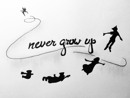 500x375 Sketch - Disney Peter Pan Sketches