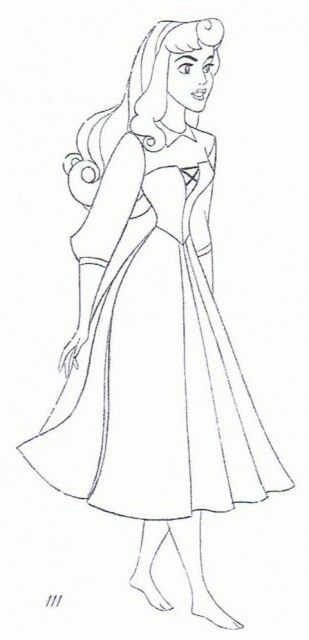 309x640 Preproduction Sketches (Aurora, Anastasia, Chel, And Pocahontas - Disney Pocahontas Sketch