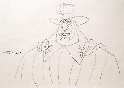 400x284 Disney Pocahontas Original Signed Sketch Or Drawing In Frame - Disney Pocahontas Sketch