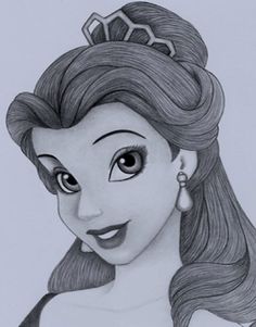 Disney Princess Belle Sketch