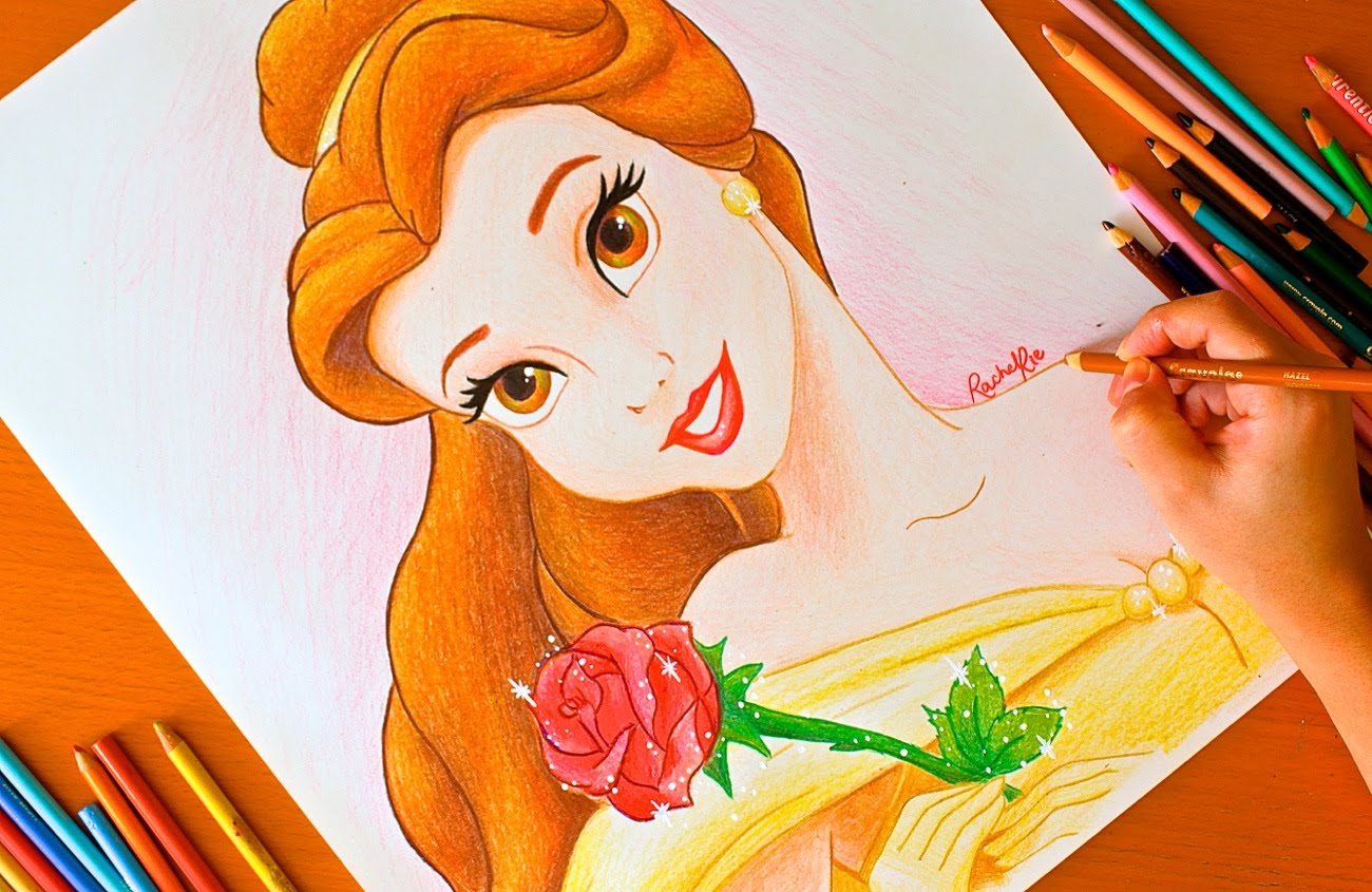1300x845 Drawing Princess Belle Disney Budget Art - Disney Princess Belle Sketch