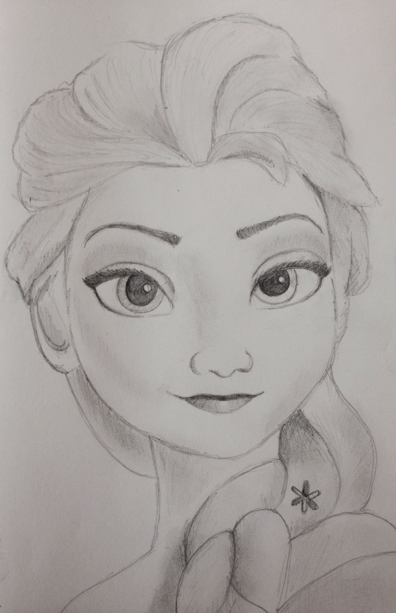 1534x2372 Elsa Frozen Disney Princess Pencil Sketch Pencil Sketches - Disney Princess Pencil Sketch