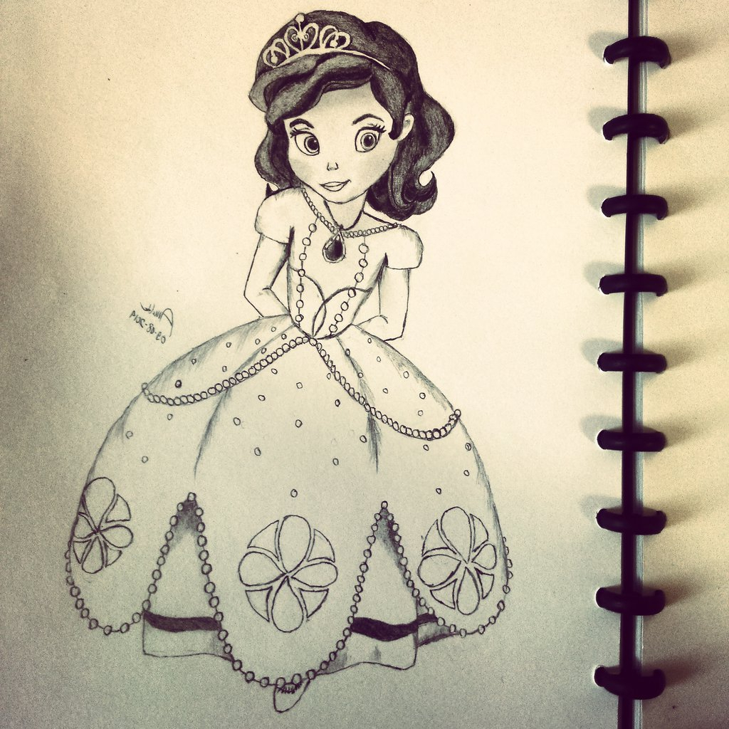 1024x1024 Princess Pencil Sketch Disney Princess Sofia Pencil - Disney Princess Pencil Sketch