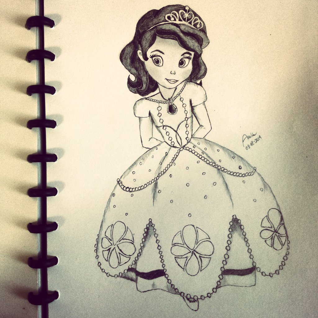 1024x1024 Sketch Of Disney Characters In Pencil Pencil Drawings Of Disney - Disney Princess Pencil Sketch
