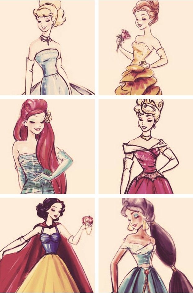 621x944 Disney Princess Sketches, And Beautiful Ones - Disney Princess Sketches