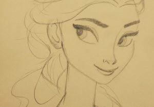 300x210 Pencil Sketches Of Disney Princess Pencil Drawings Of Disney - Disney Princess Sketches