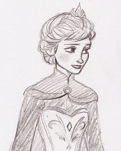 423x529 Draw - Disney Princess Sketches
