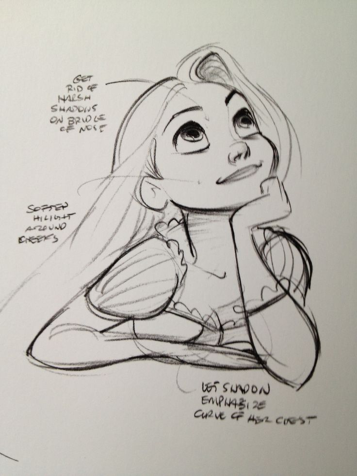 736x981 Glenn Keane Rapunzel Sketch Doodling Sketches - Disney Rapunzel Sketches