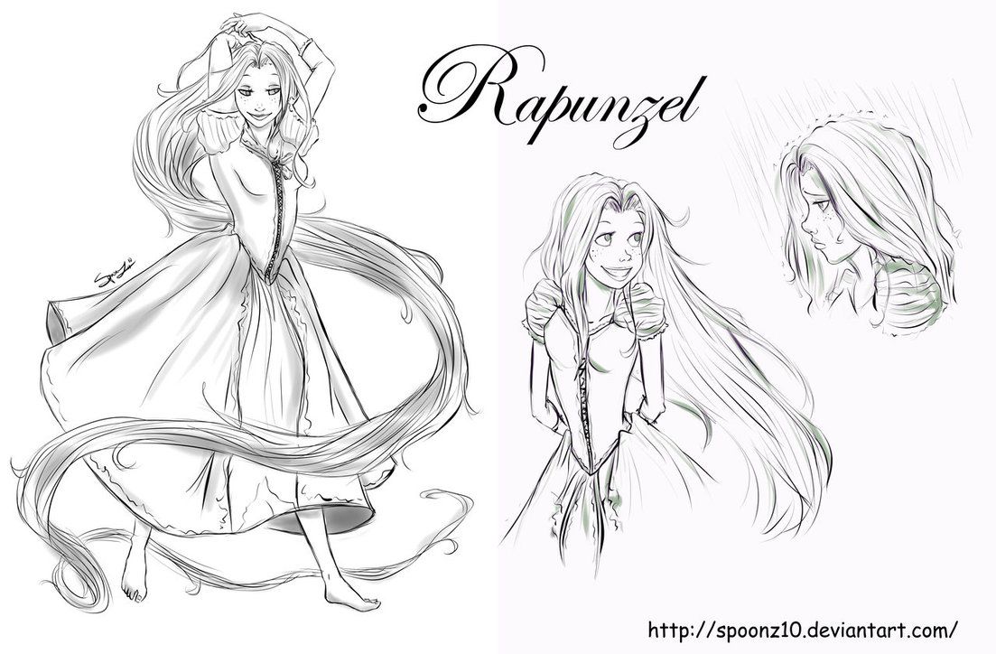 1103x724 Imagem Relacionada Kawai Rapunzel, All. And Sketches - Disney Rapunzel Sketches