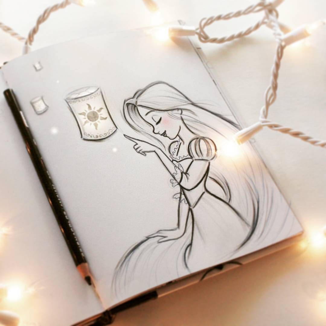 1080x1080 And - Disney Rapunzel Sketches