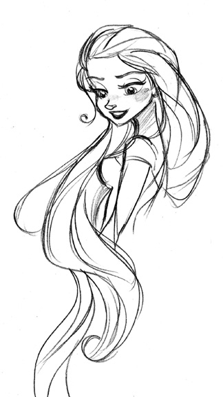 324x576 Pin By Alexis Stone On Art Drawings, Disney And - Disney Rapunzel Sketches