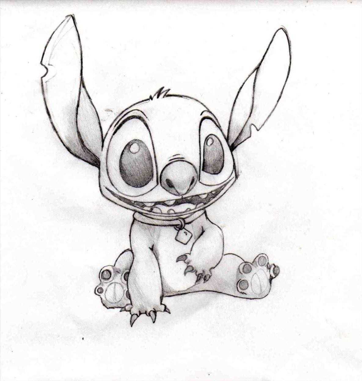 1185x1247 Disney Sketches How To Draw Stitch - Disney Sketch Ideas