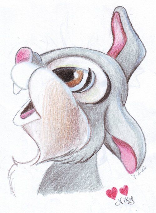 500x682 Disney Thumper Spirit Amp Disney Drawings, Drawing - Disney Sketch Ideas