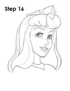236x305 Drawn Princess Character Sketch - Disney Sketch Princess