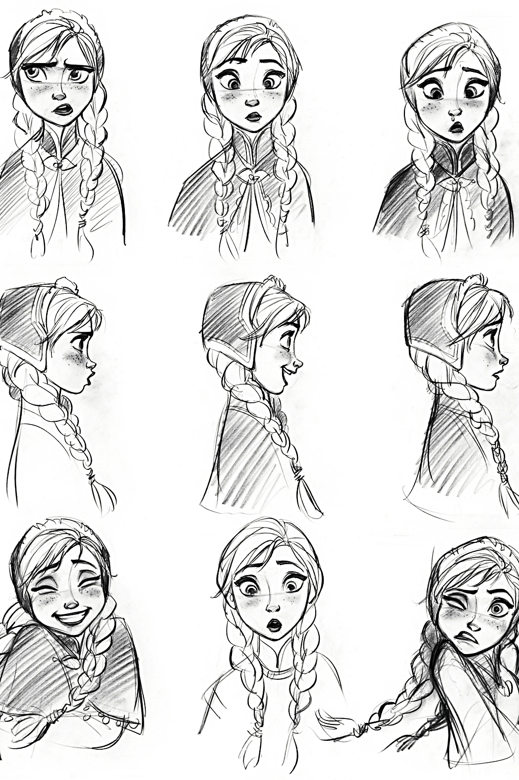 1047x1572 Walt Disney Figuren Bilder Walt Disney Sketches - Disney Sketch Princess