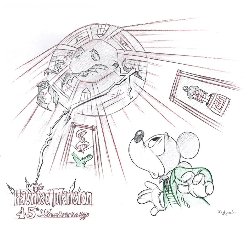 1024x1024 Download The Winning Disney Parks Blog Haunted Mansion 45th - Disney Sketch Wallpaper