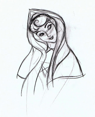 323x400 Living Lines Library Sleeping Beauty (1959) - Disney Sleeping Beauty Sketch