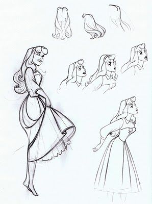298x400 Sleeping Beauty Disney Magic Sleeping Beauty 1959 - Disney Sleeping Beauty Sketch